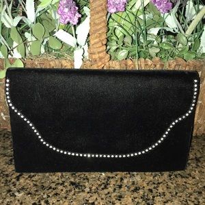 Black Velvet Evening Clutch